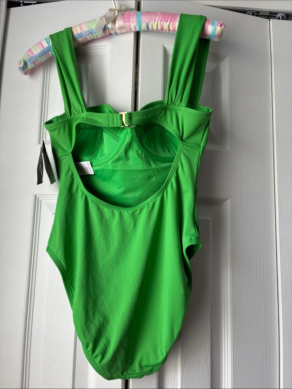 NWT kate spade Bright Green One-Piece Swimsuit - Picture 5 of 7